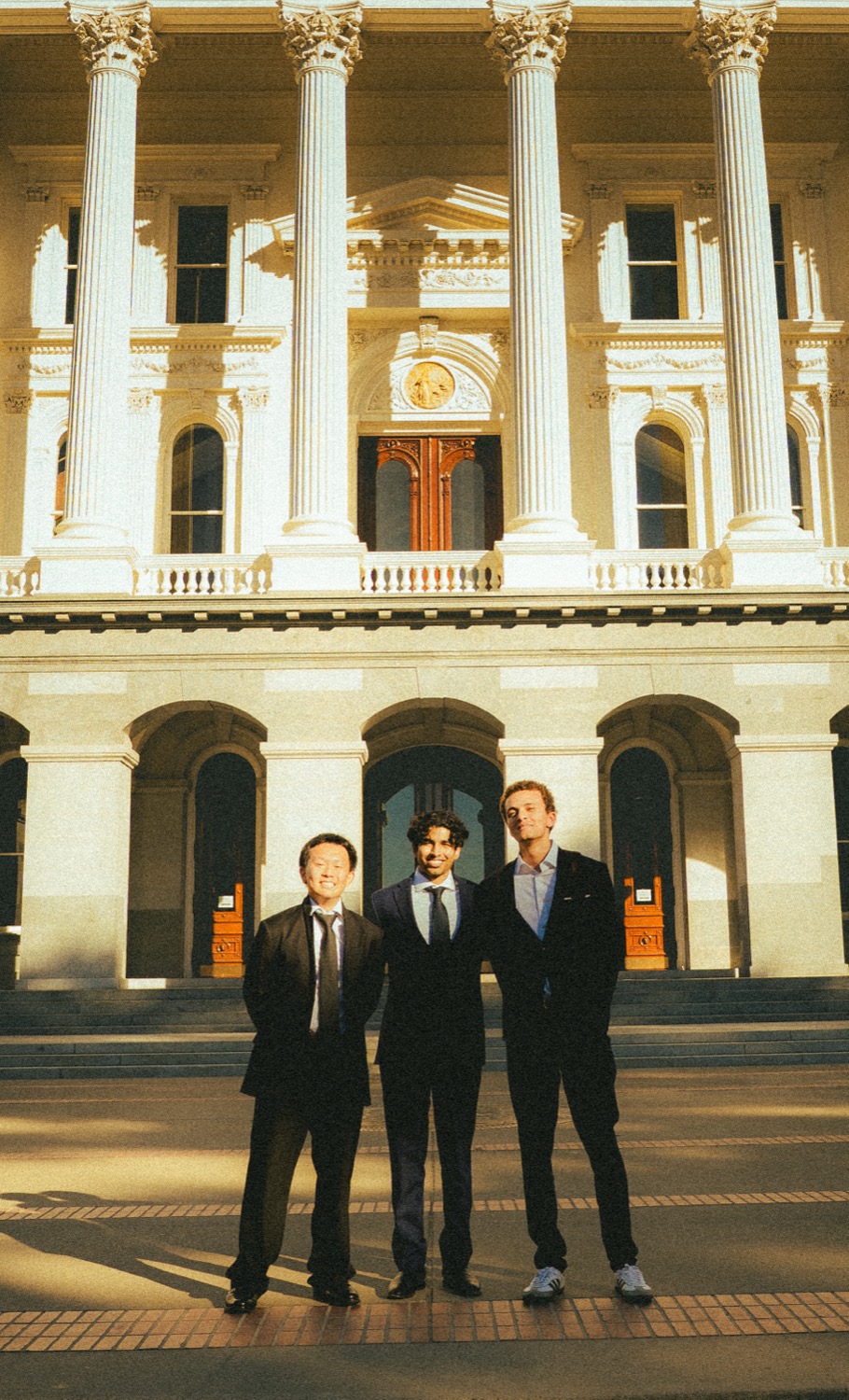 The uAspire founders at the California State Capitol